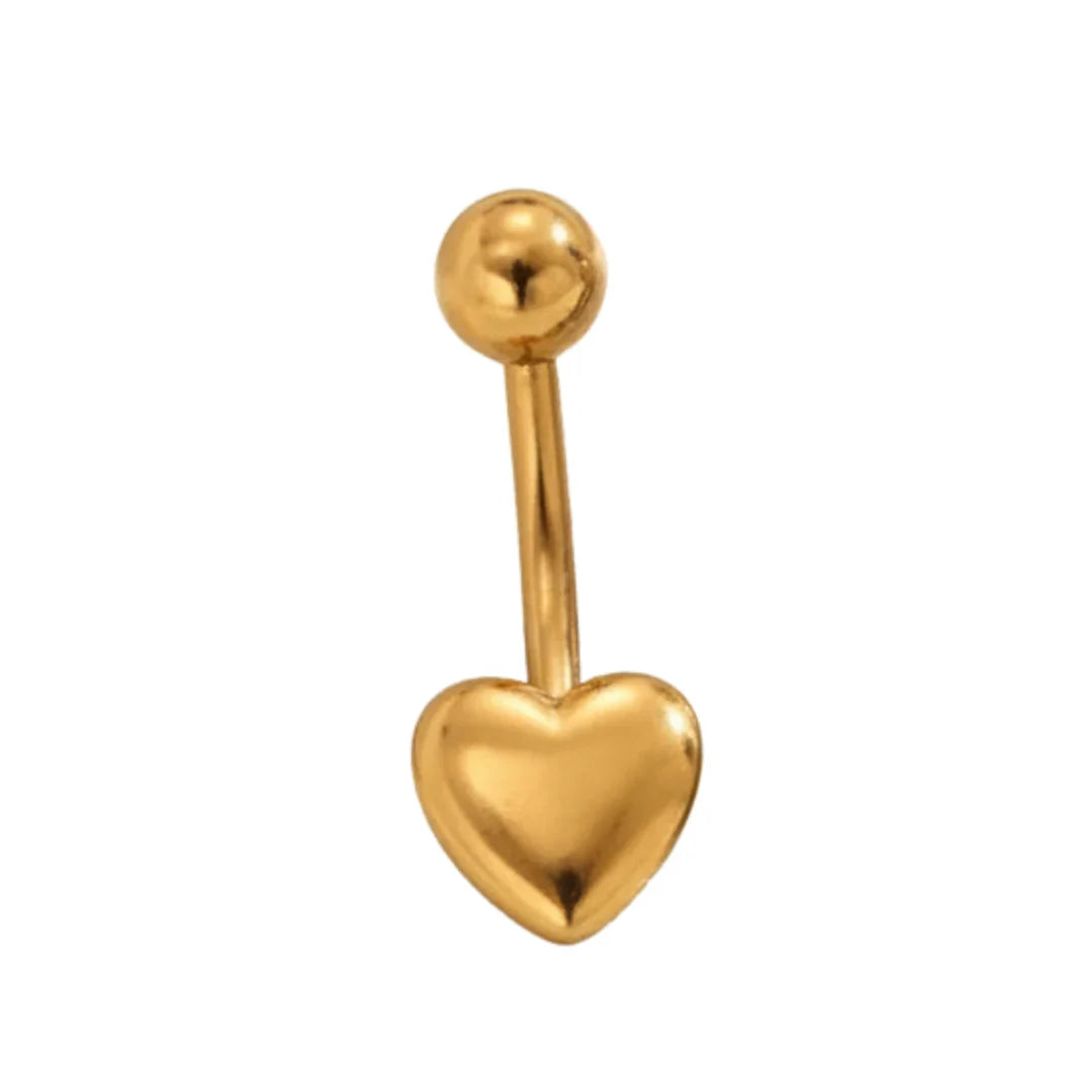 Piercing ombelico con cuoricino