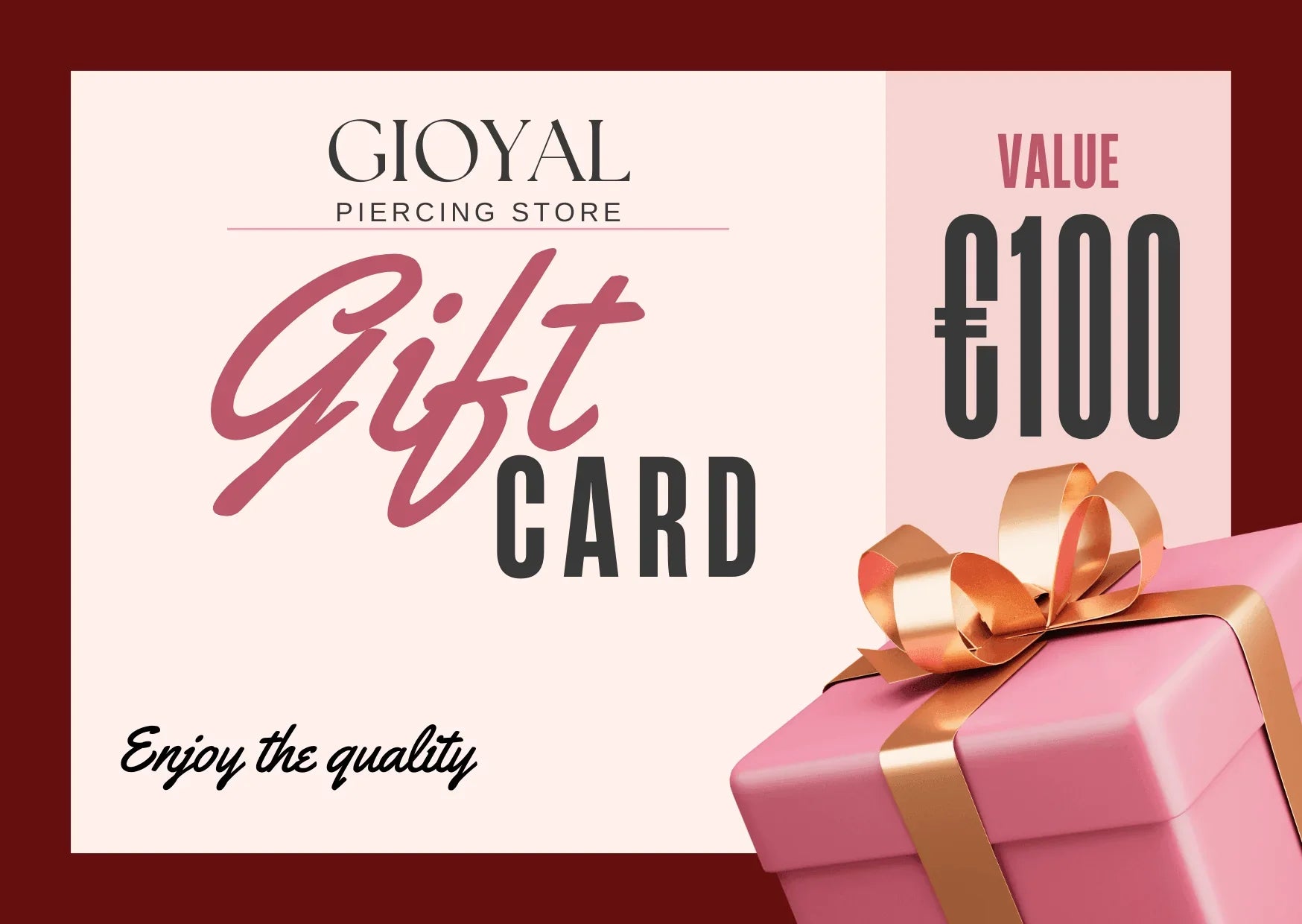 GIFT CARD - GIOYAL PIERCING STORE