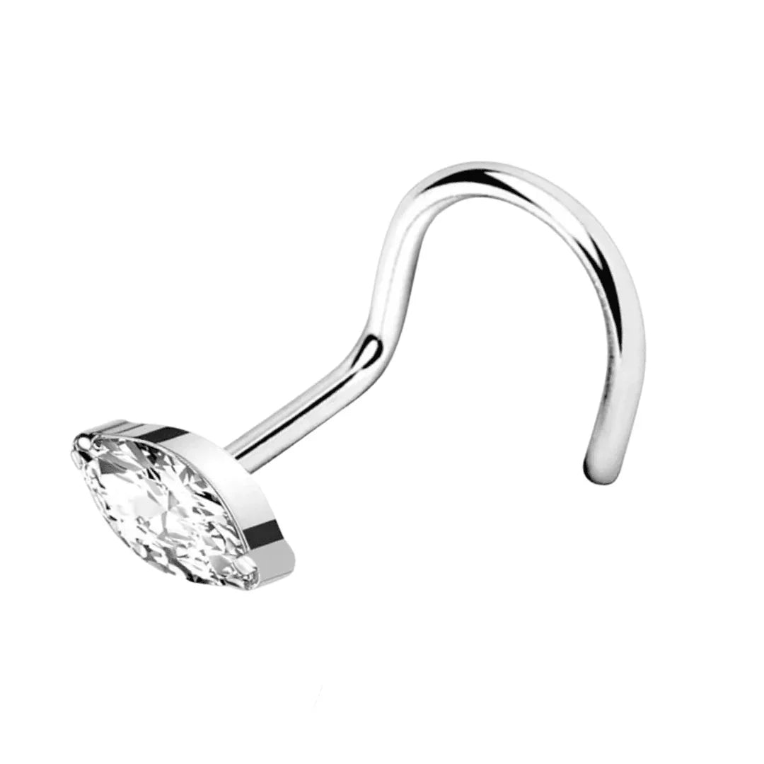 Nostril con design ovale - GIOYAL PIERCING STORE