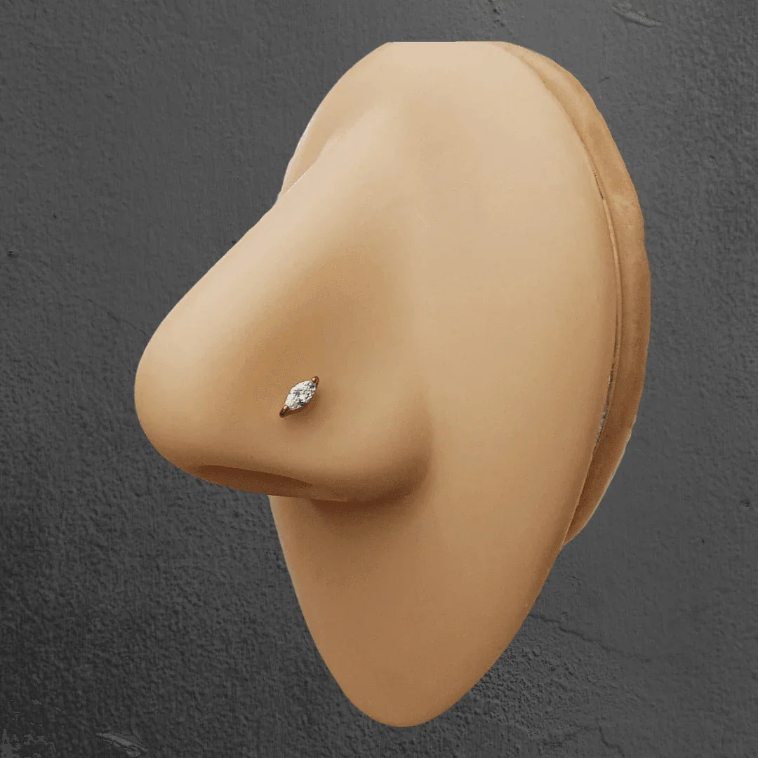 Nostril con design ovale - GIOYAL PIERCING STORE