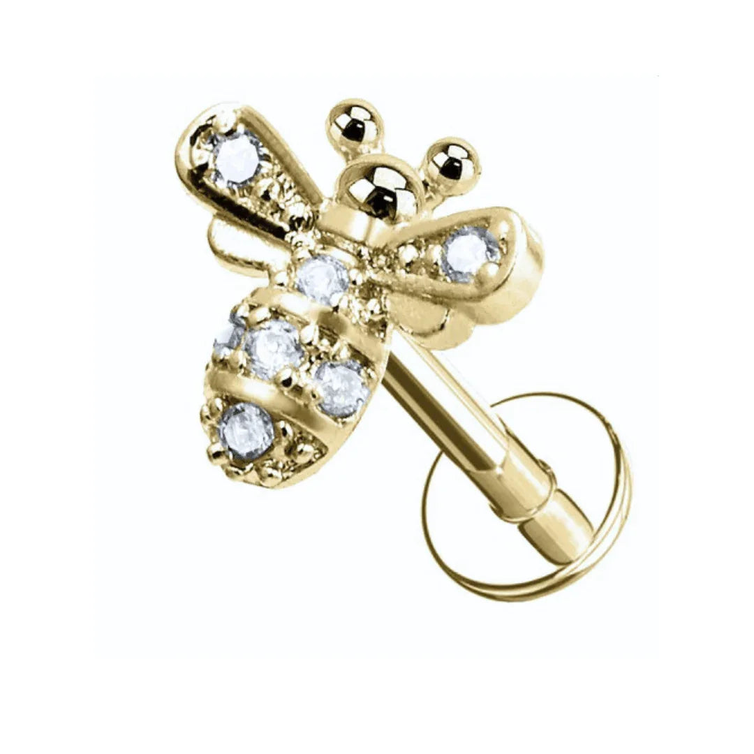 Piercing labret design Ape - GIOYAL PIERCING STORE