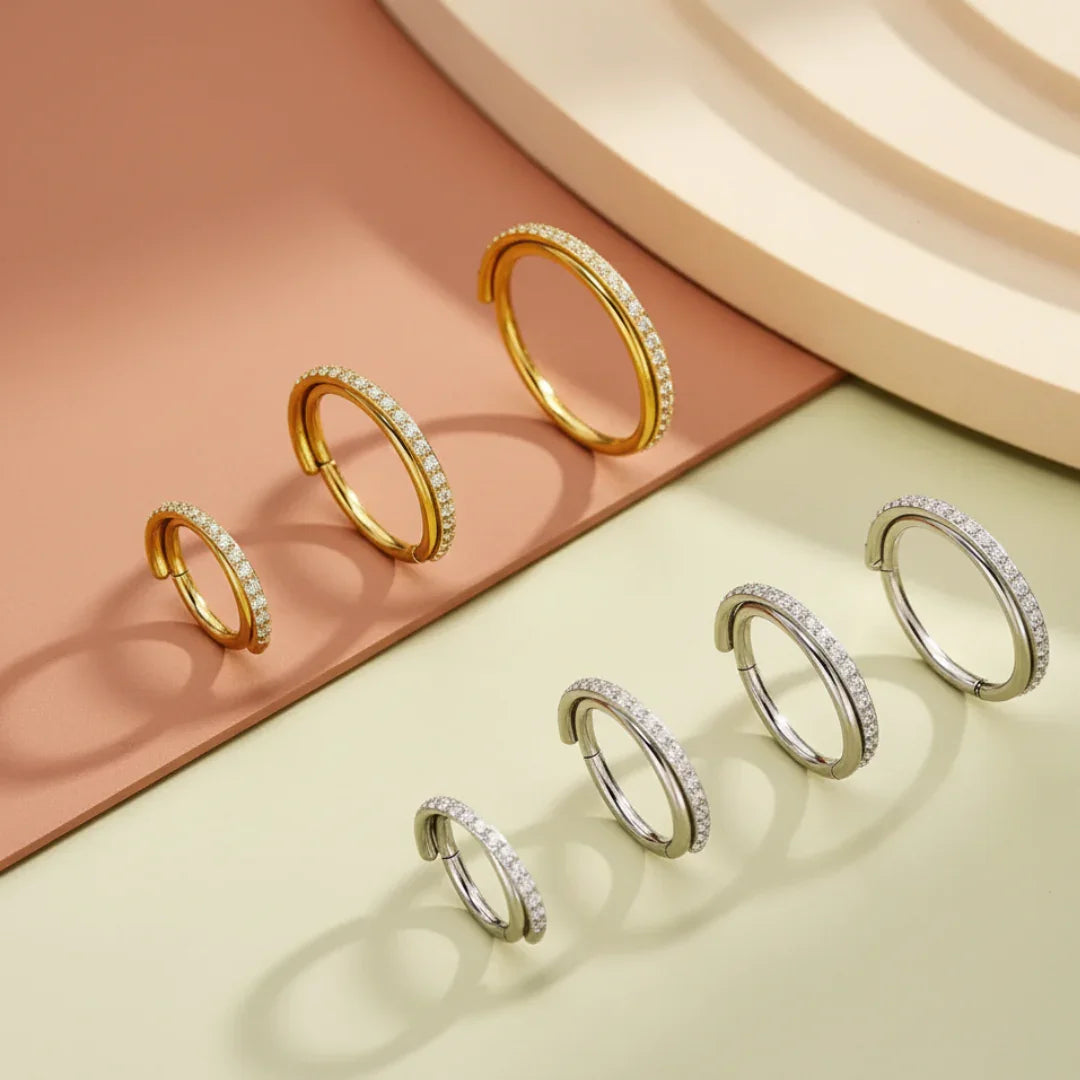 Cerchio a clicker con design incrociato