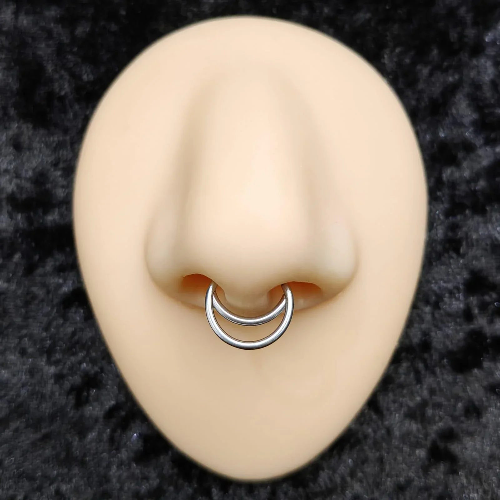 Cerchio a clicker doppia barretta - GIOYAL PIERCING STORE
