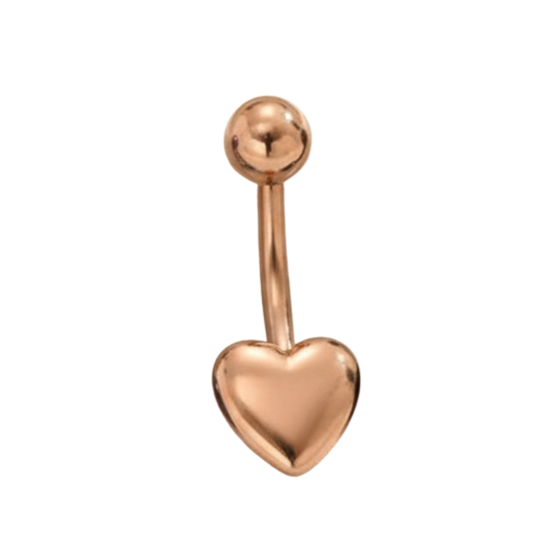 Piercing ombelico con cuoricino