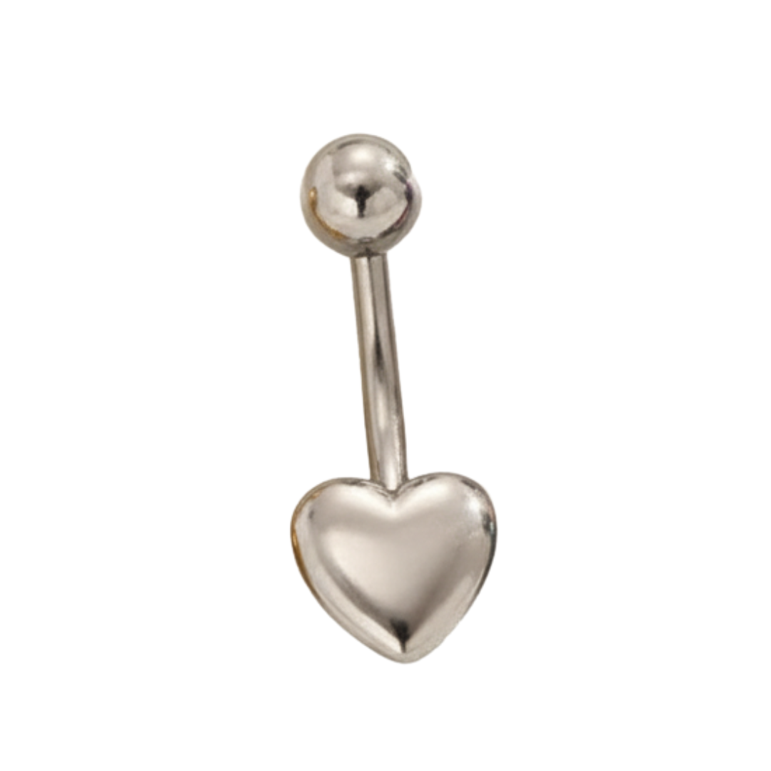 Piercing ombelico con cuoricino