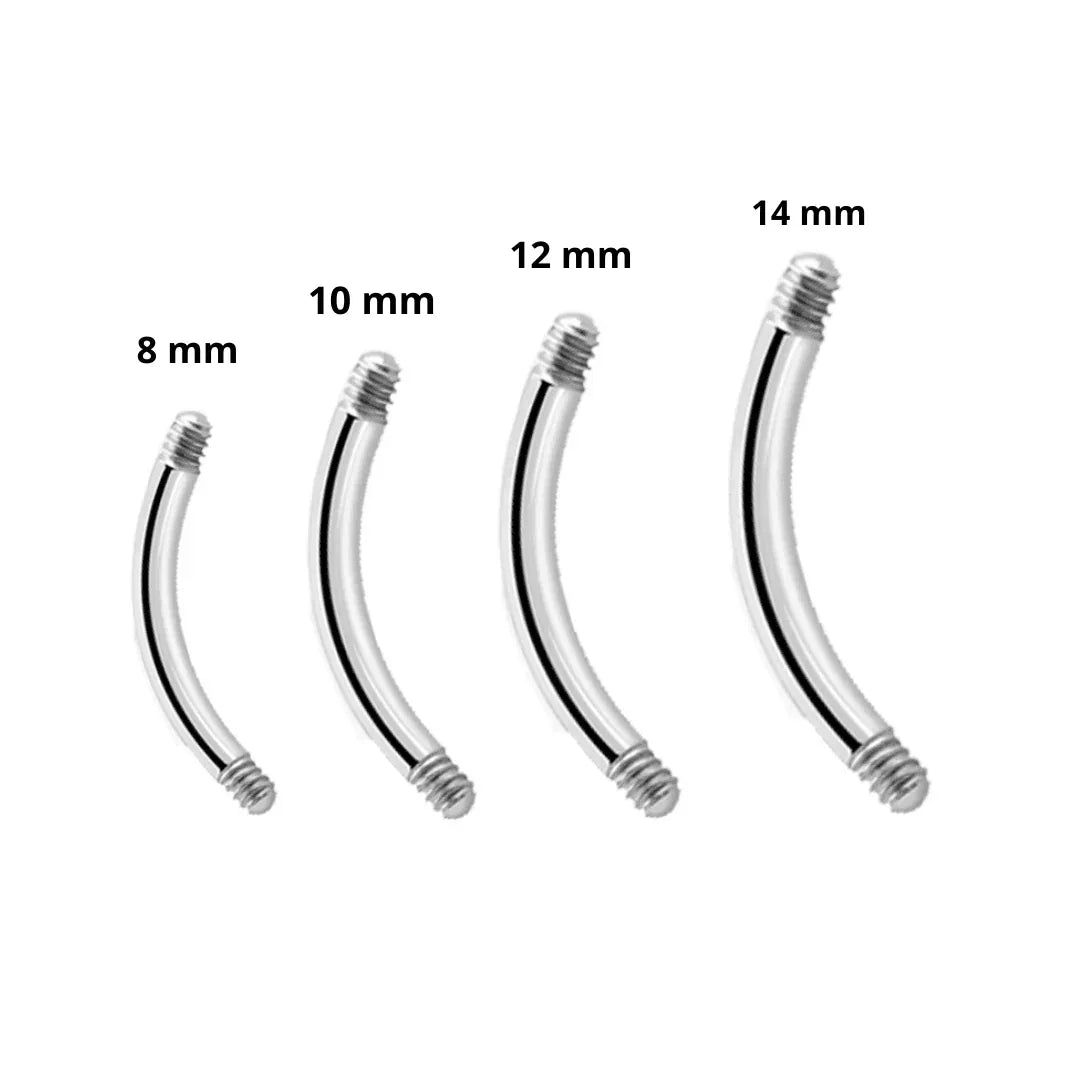 Banana con filettatura esterna - GIOYAL PIERCING STORE
