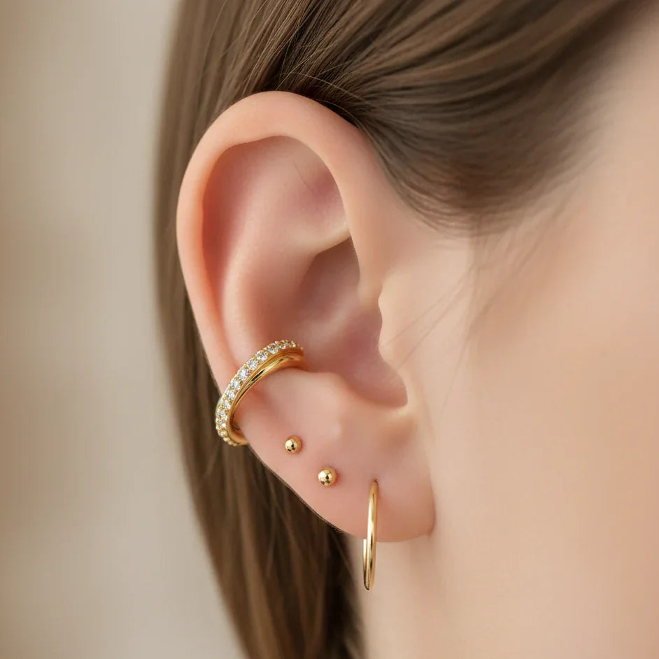 Cerchio a clicker con design incrociato