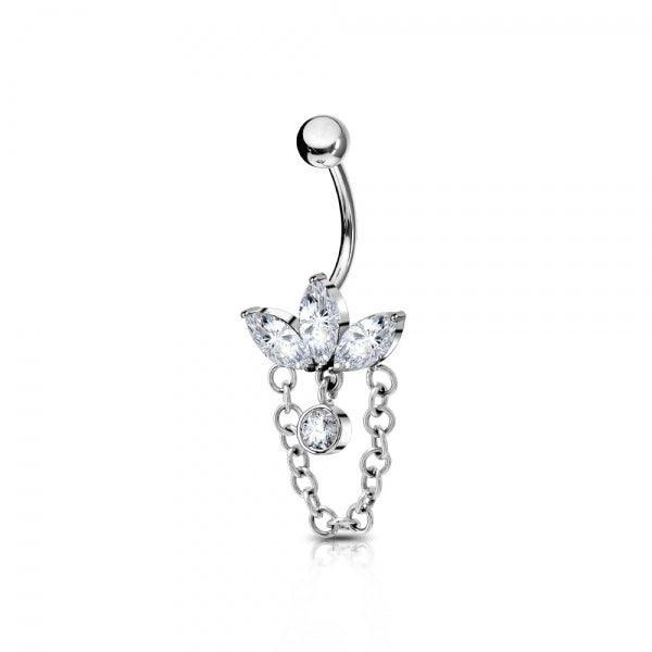 Piercing ombelico odalisca