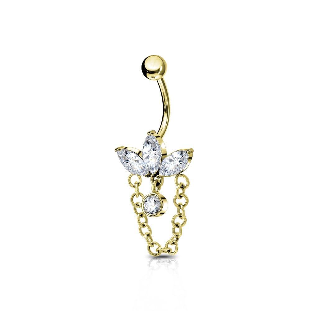 Piercing ombelico odalisca
