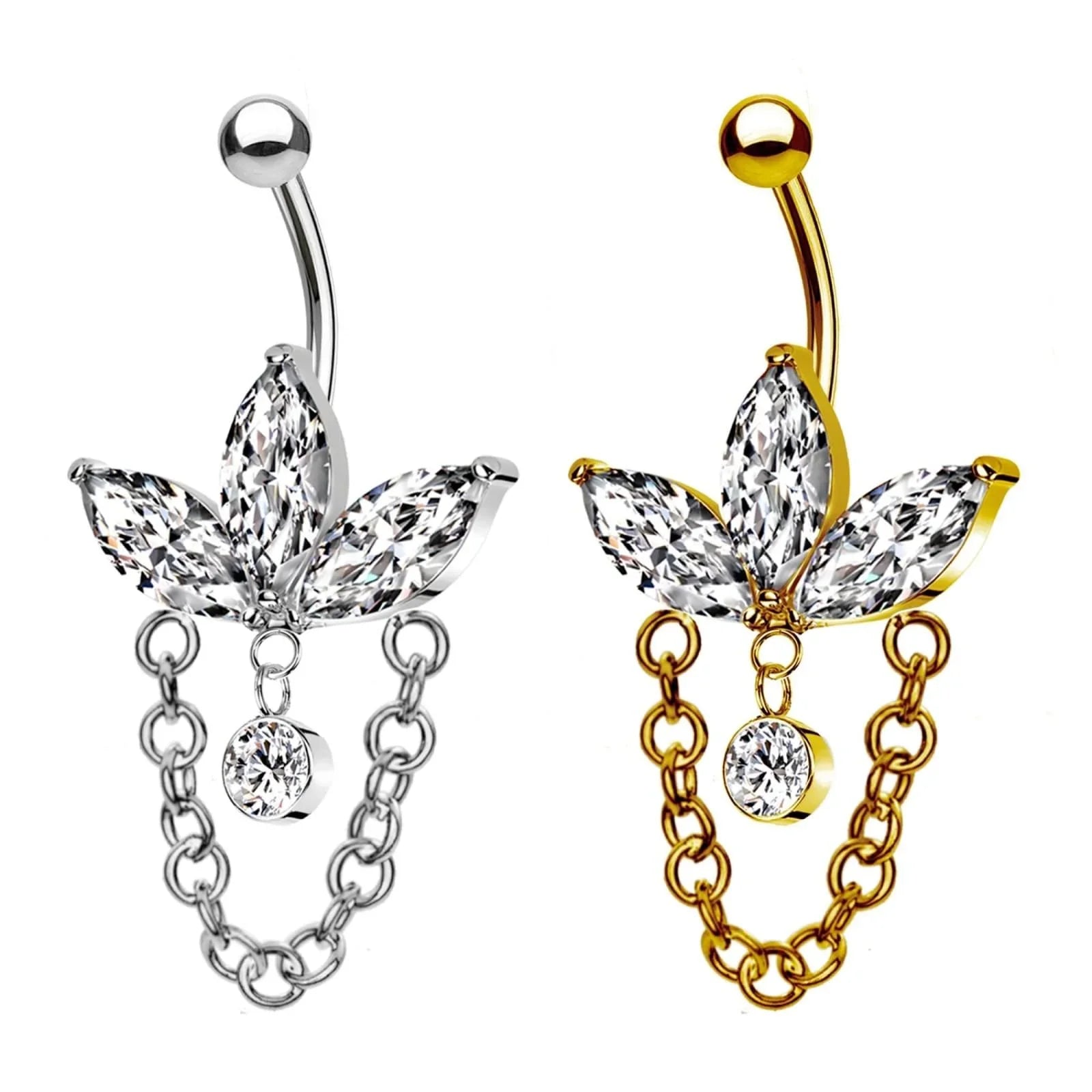 Piercing ombelico odalisca