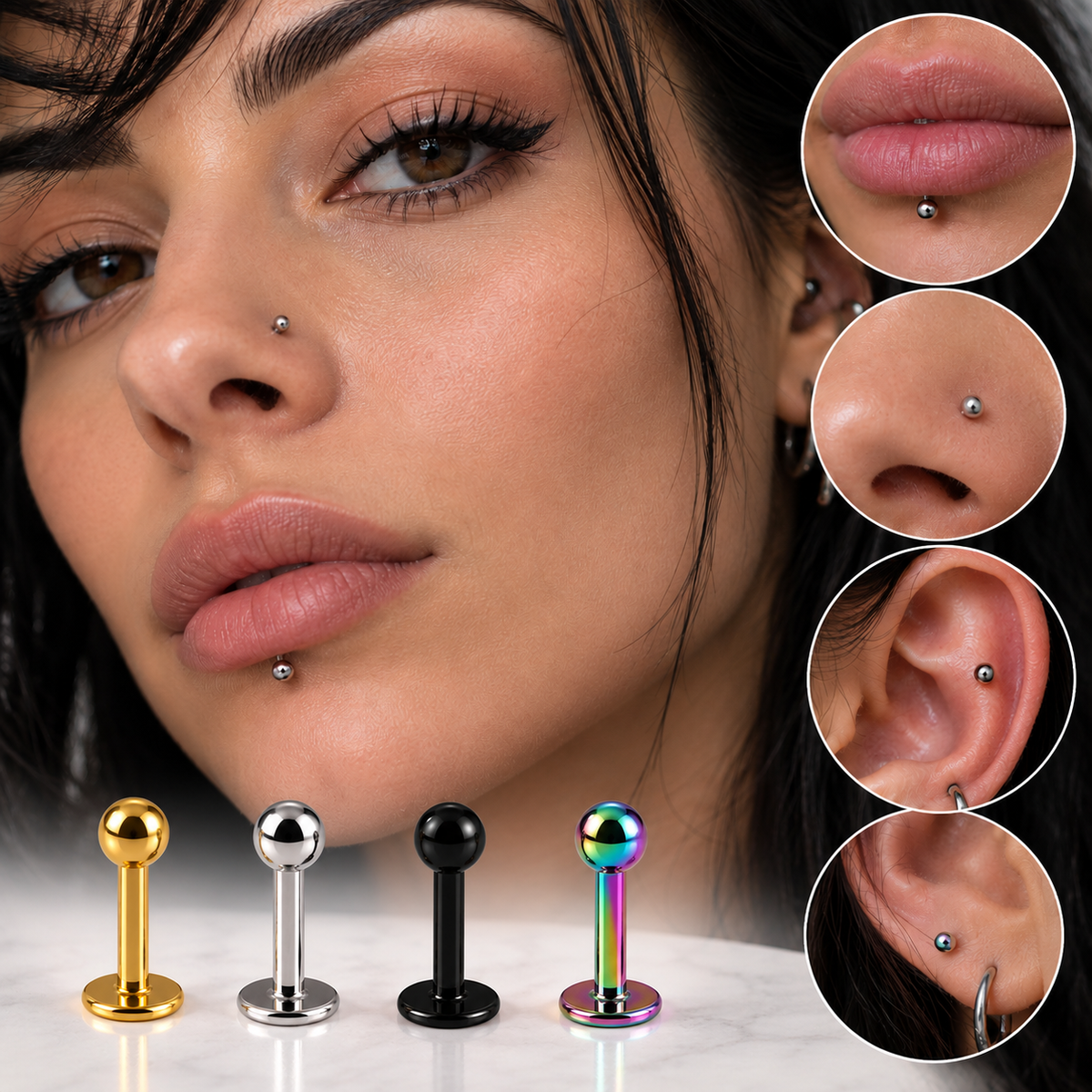 Piercing labret Basic
