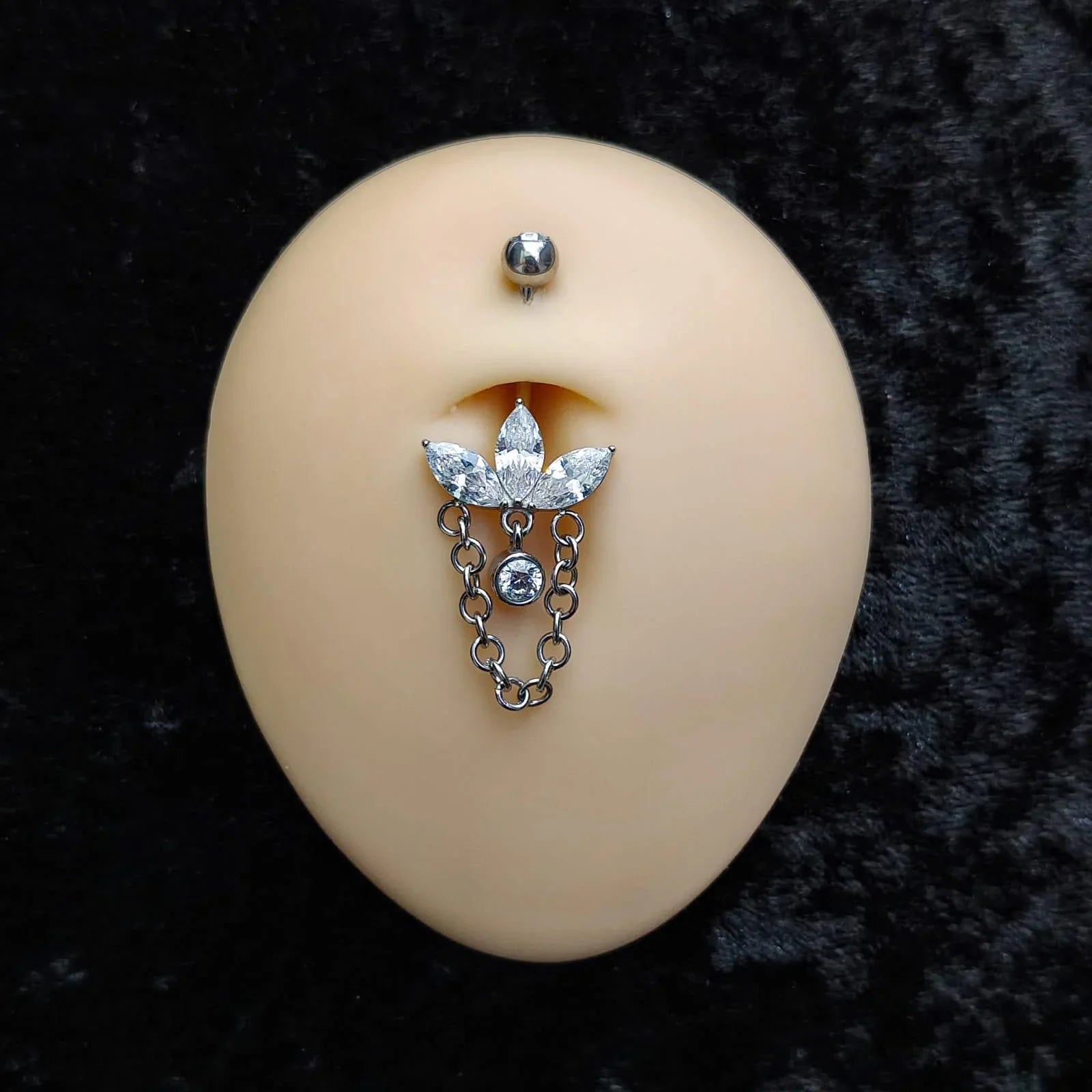 Piercing ombelico odalisca