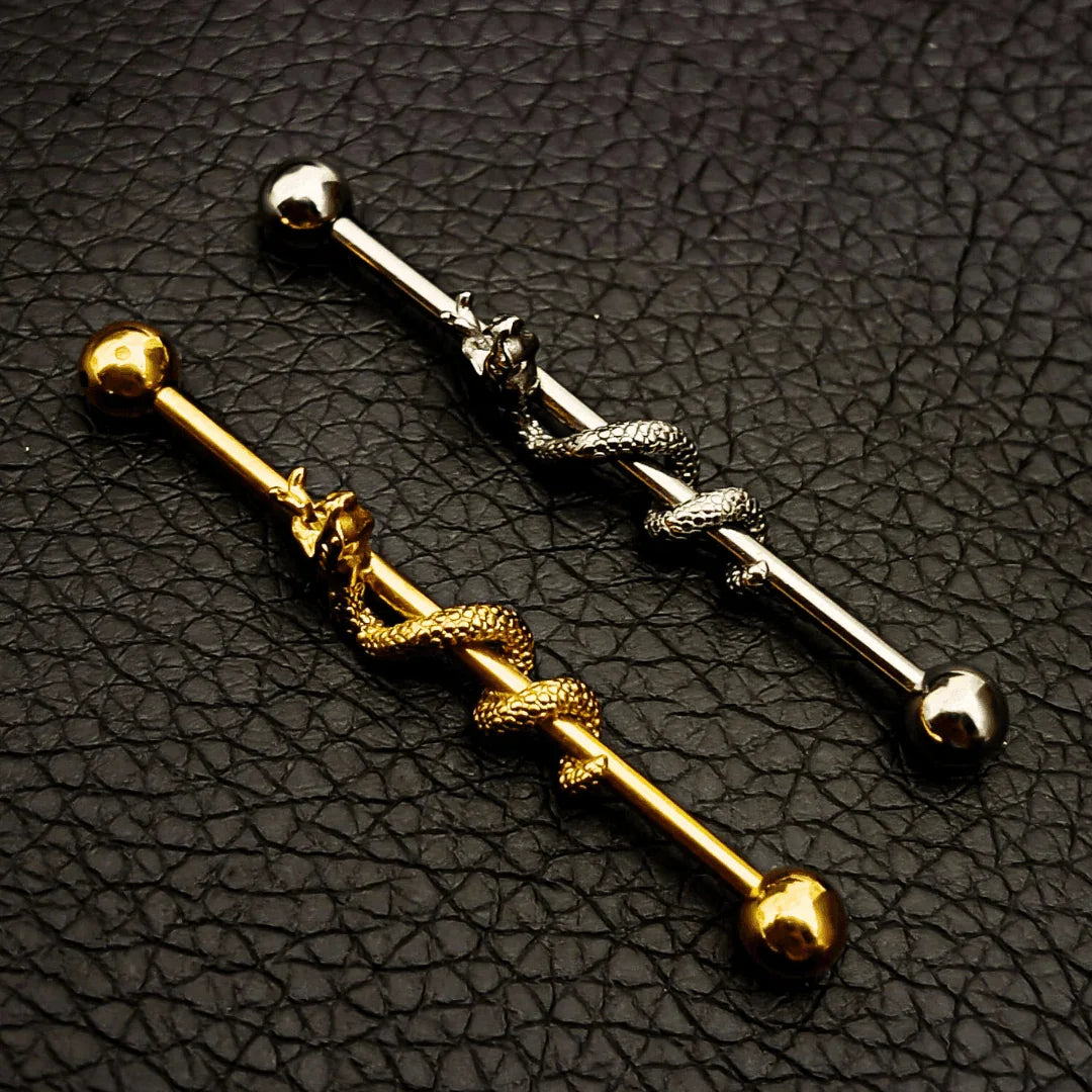 Piercing Industrial design serpente - GIOYAL PIERCING STORE