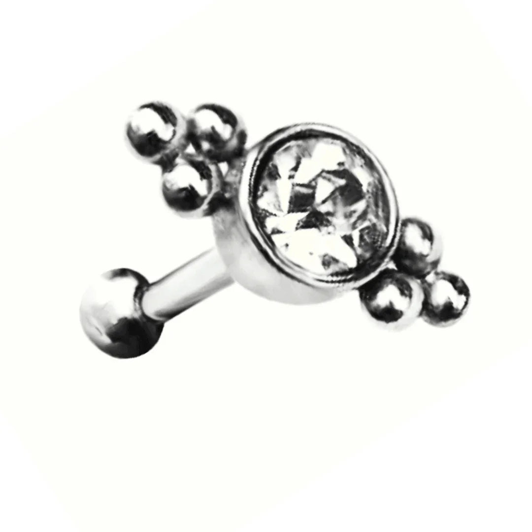 Piercing helix brillante e sfere - GIOYAL PIERCING STORE