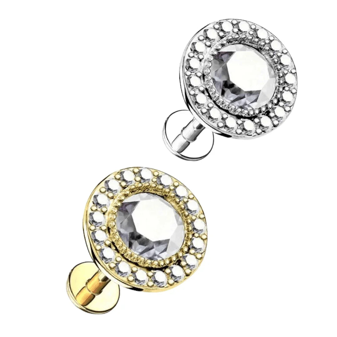 Piercing labret brillante - GIOYAL PIERCING STORE