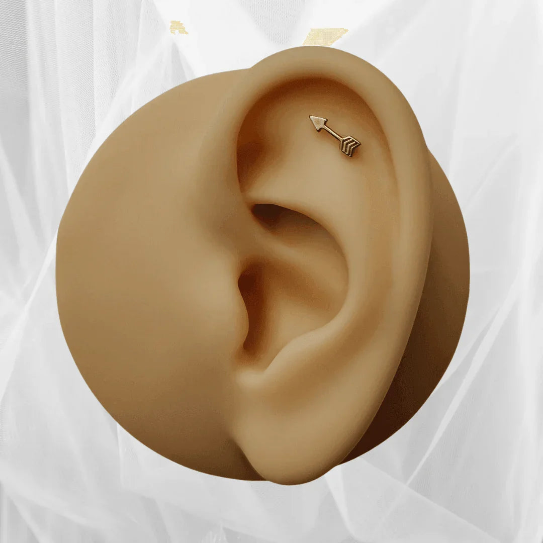 Piercing labret con freccia - GIOYAL PIERCING STORE