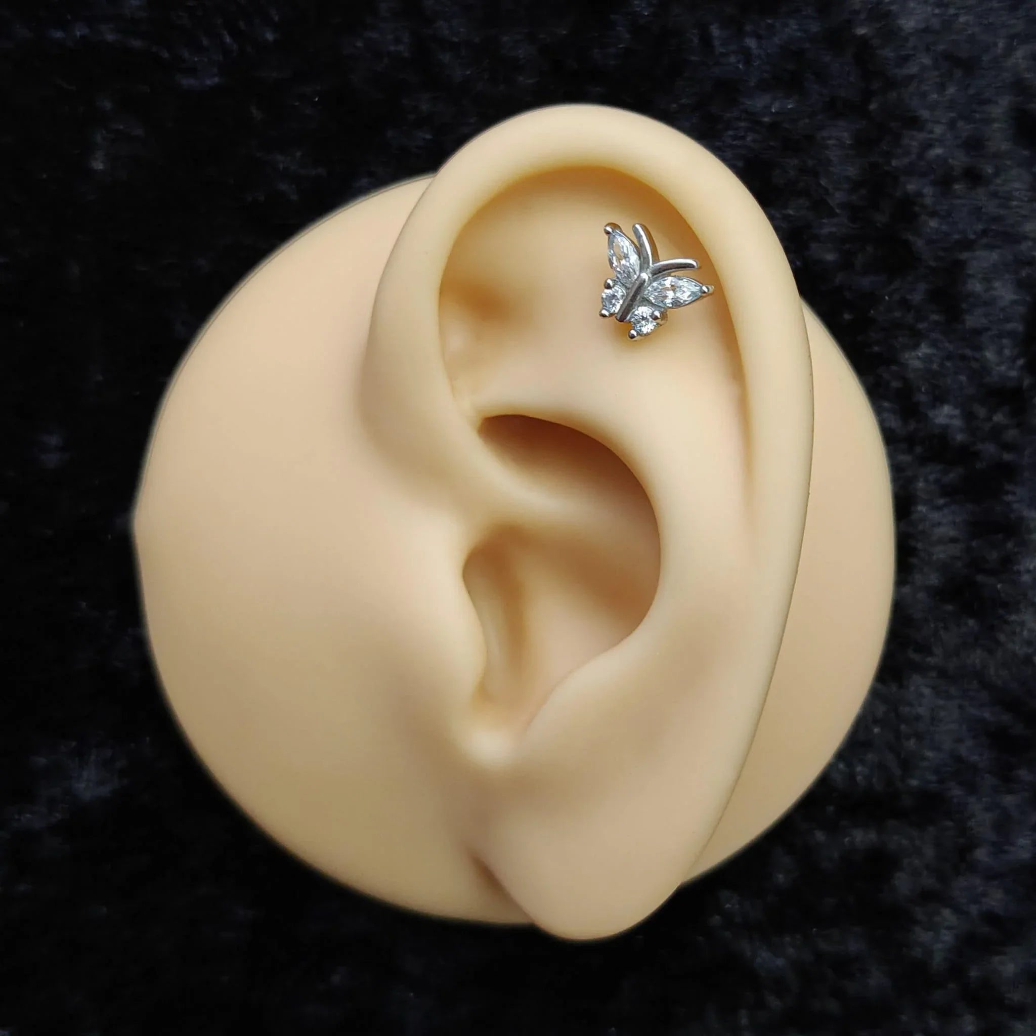 Piercing labret farfalla - GIOYAL PIERCING STORE
