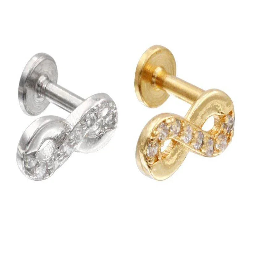 Piercing labret infinito - GIOYAL PIERCING STORE