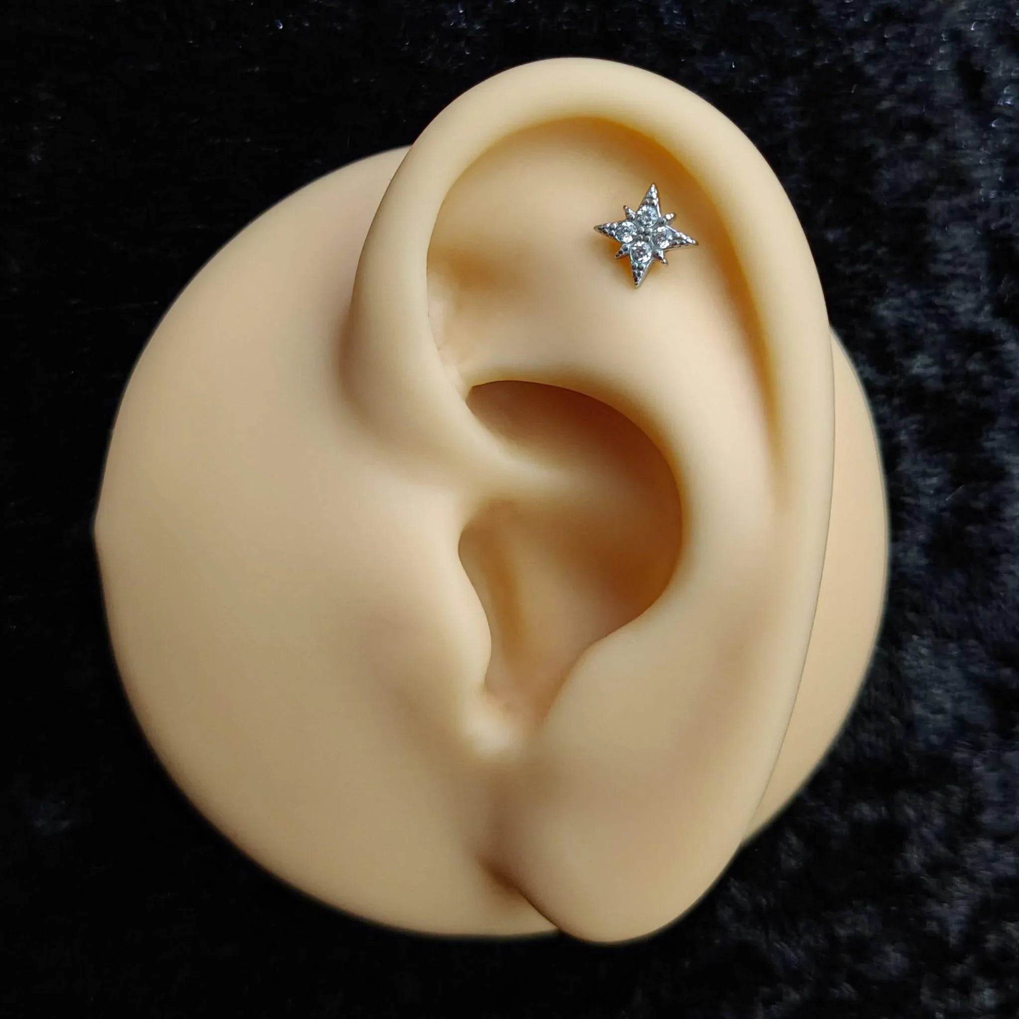 Piercing labret rosa dei venti - GIOYAL PIERCING STORE