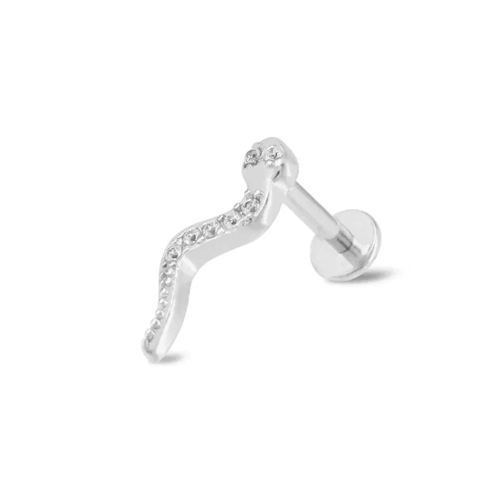 Piercing labret serpente - GIOYAL PIERCING STORE