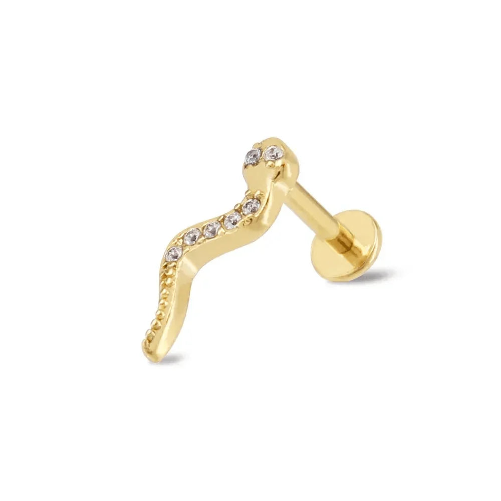Piercing labret serpente - GIOYAL PIERCING STORE