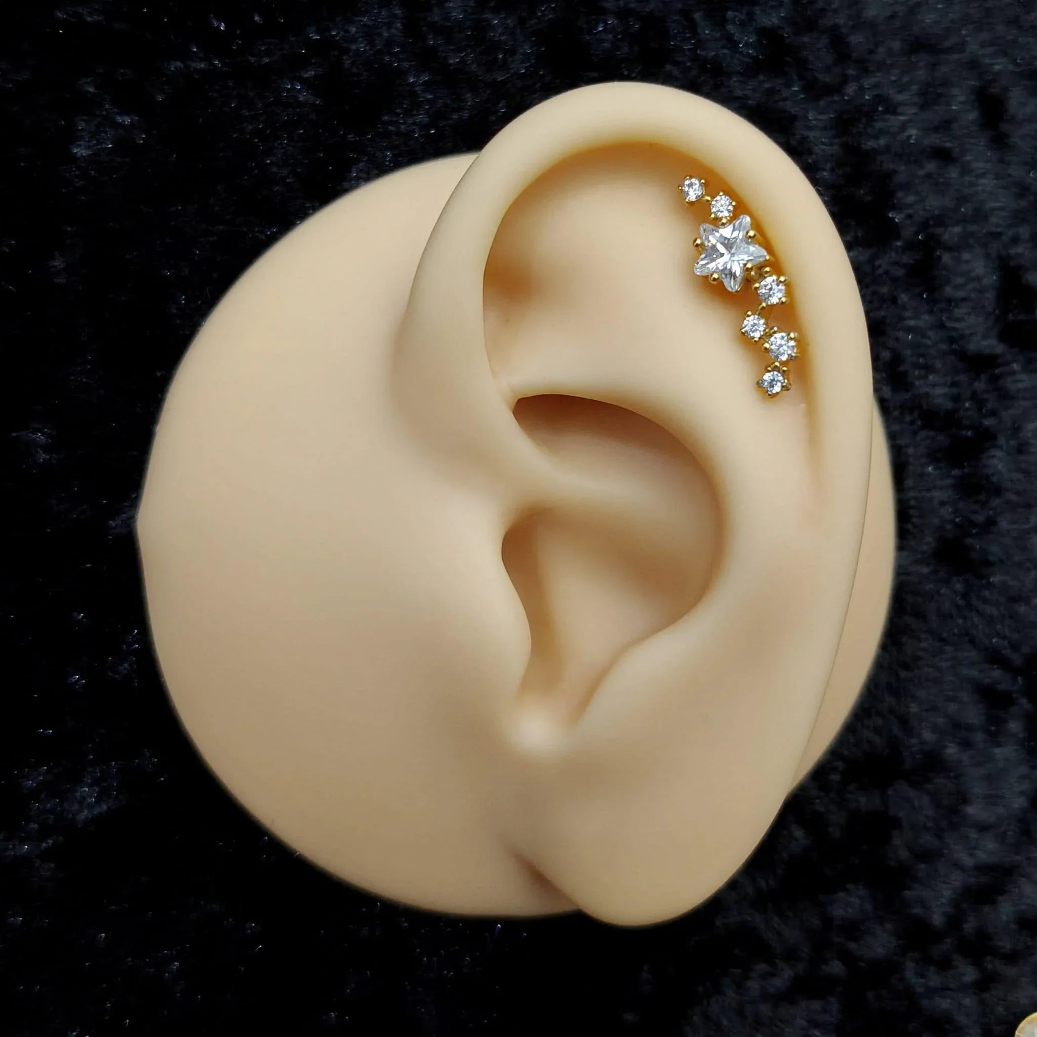 Piercing labret shia di stelle - GIOYAL PIERCING STORE