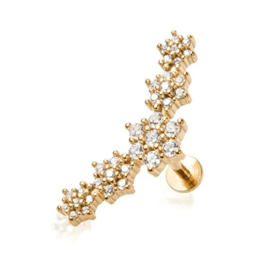 Piercing labret stelle - GIOYAL PIERCING STORE