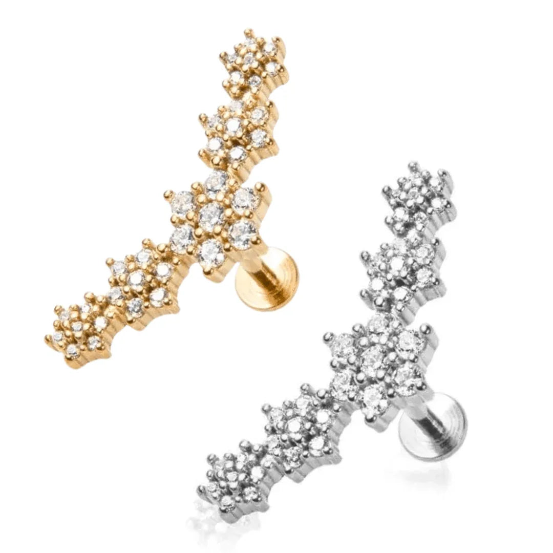 Piercing labret stelle - GIOYAL PIERCING STORE