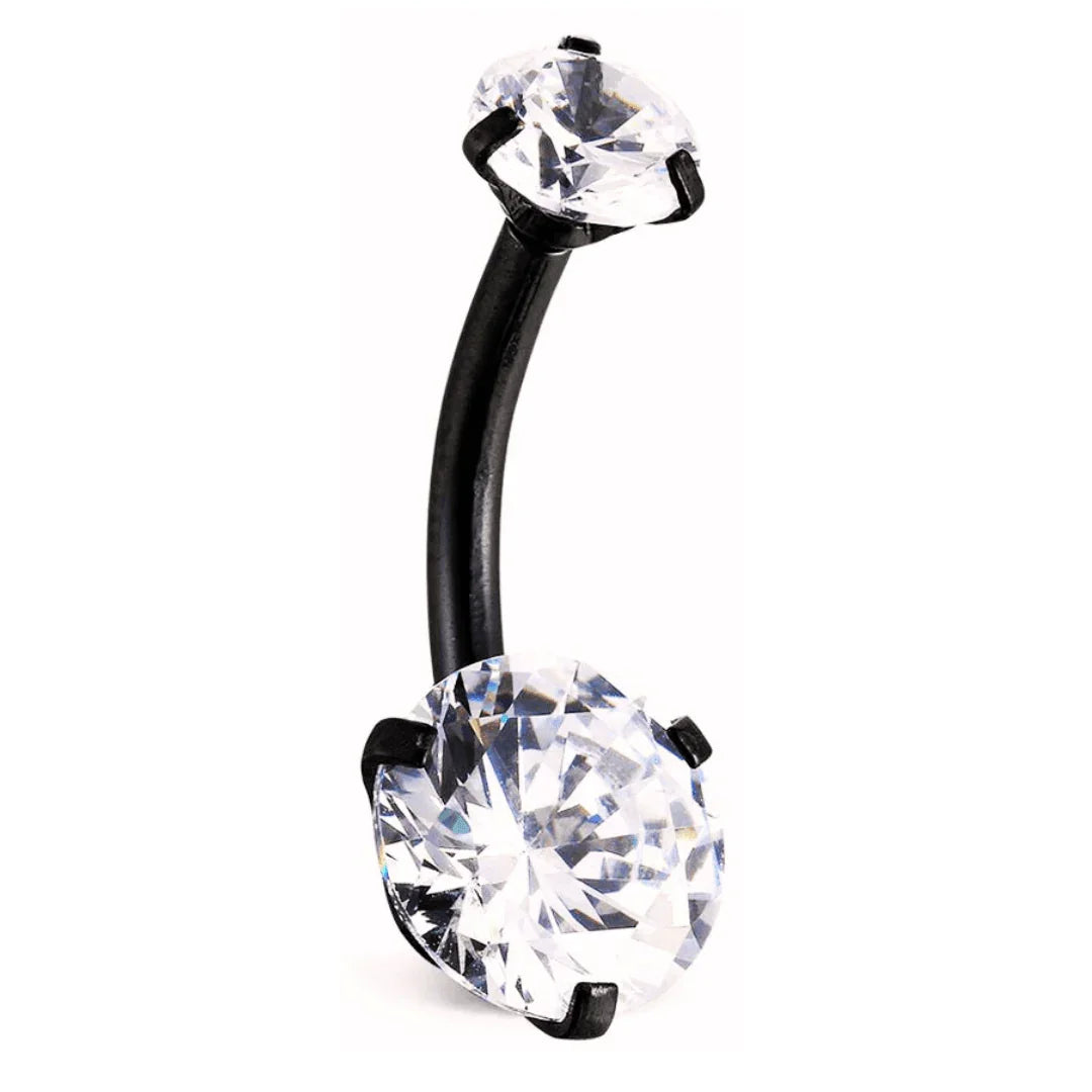 Piercing ombelico con brillanti - GIOYAL PIERCING STORE