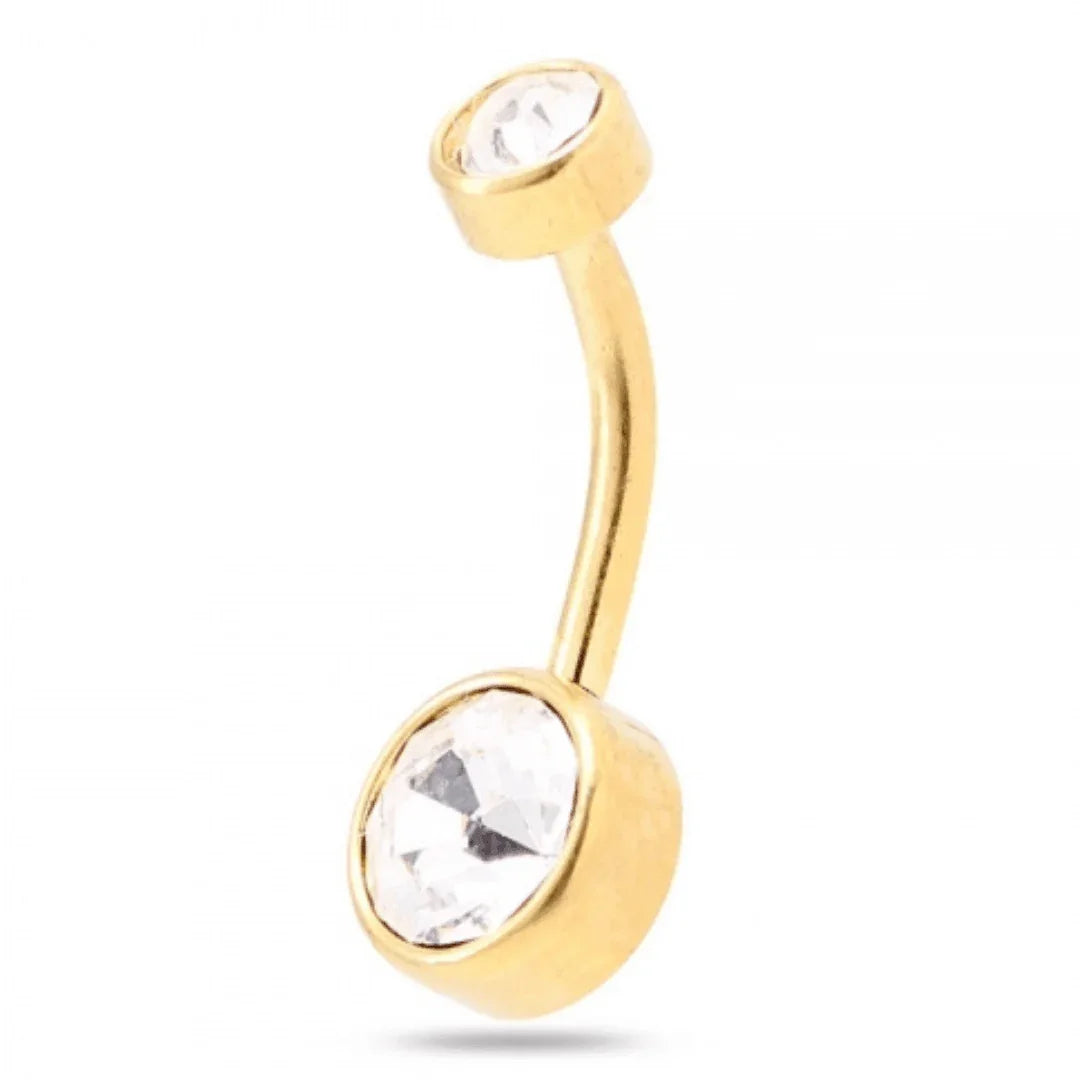Piercing ombelico con design piatto - GIOYAL PIERCING STORE