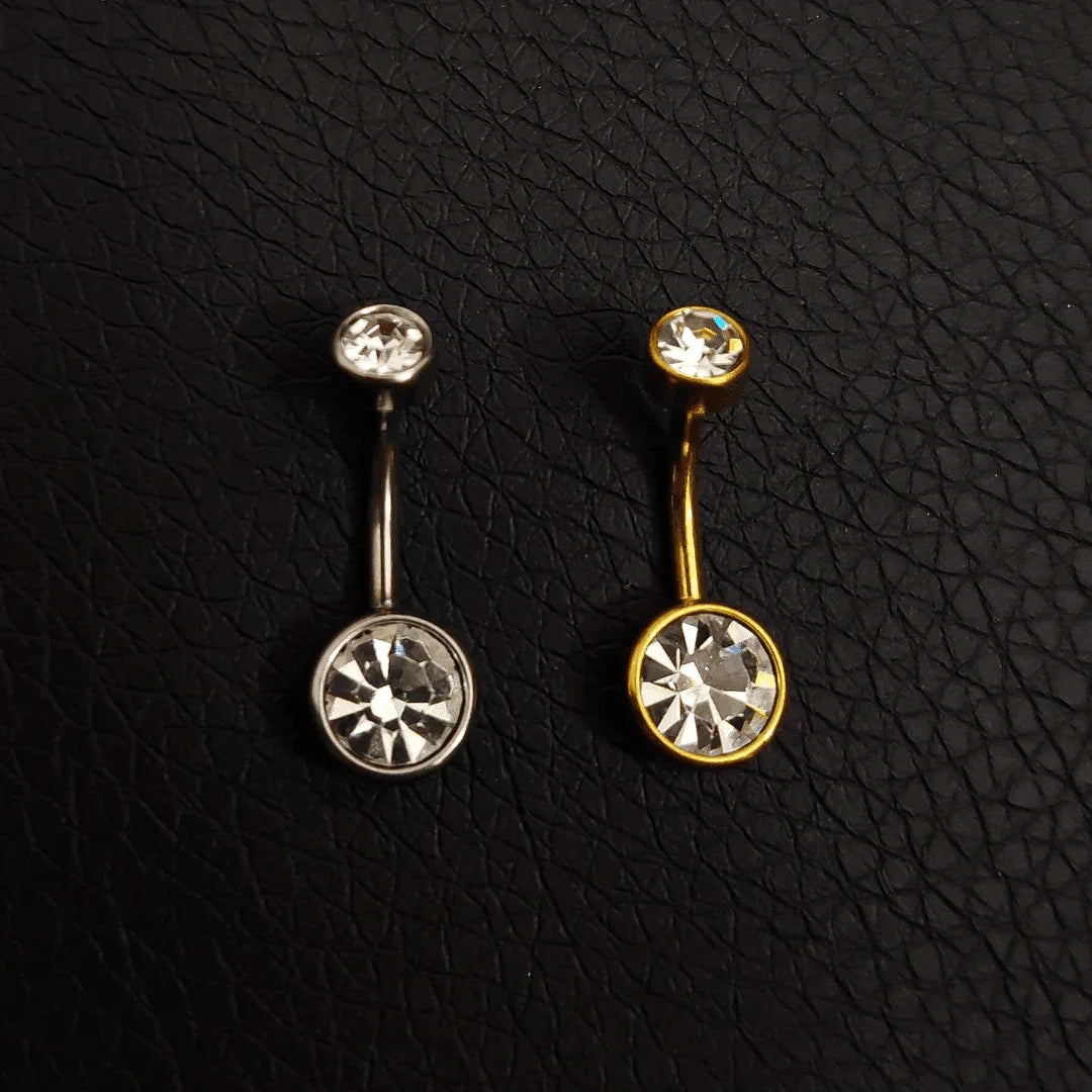 Piercing ombelico con design piatto - GIOYAL PIERCING STORE