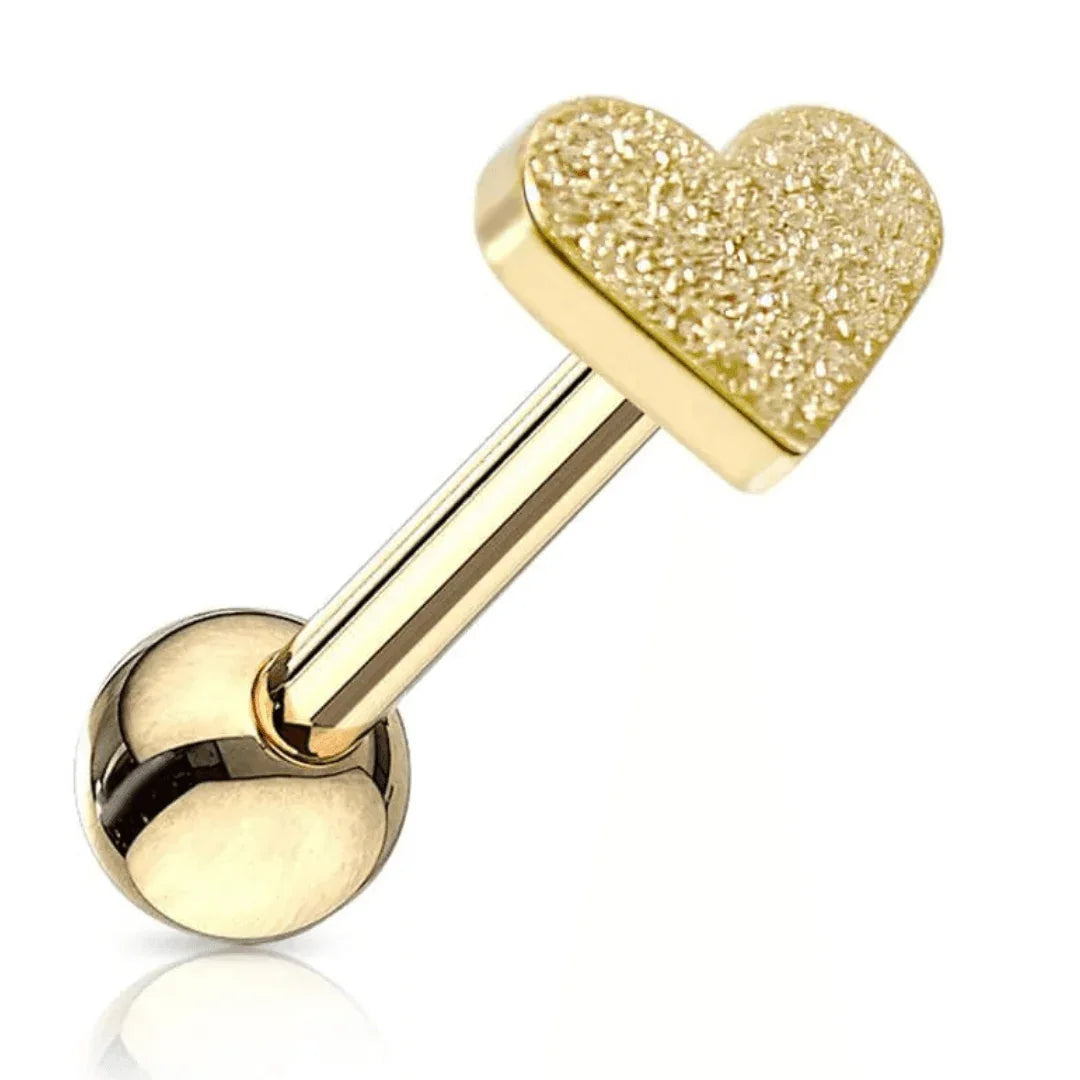Piercing per lingua con cuore - GIOYAL PIERCING STORE
