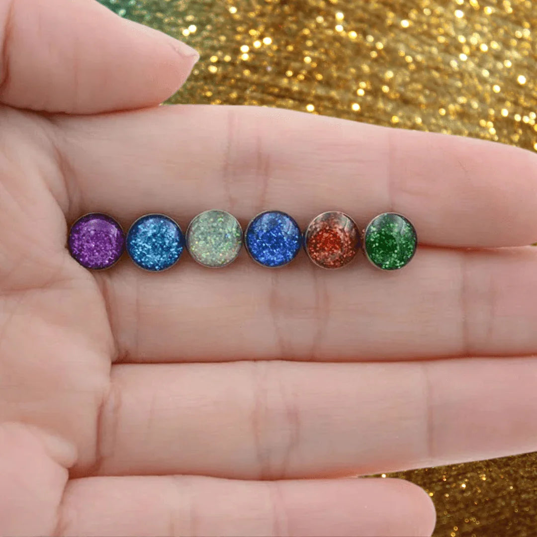 Piercing per lingua con glitter - GIOYAL PIERCING STORE