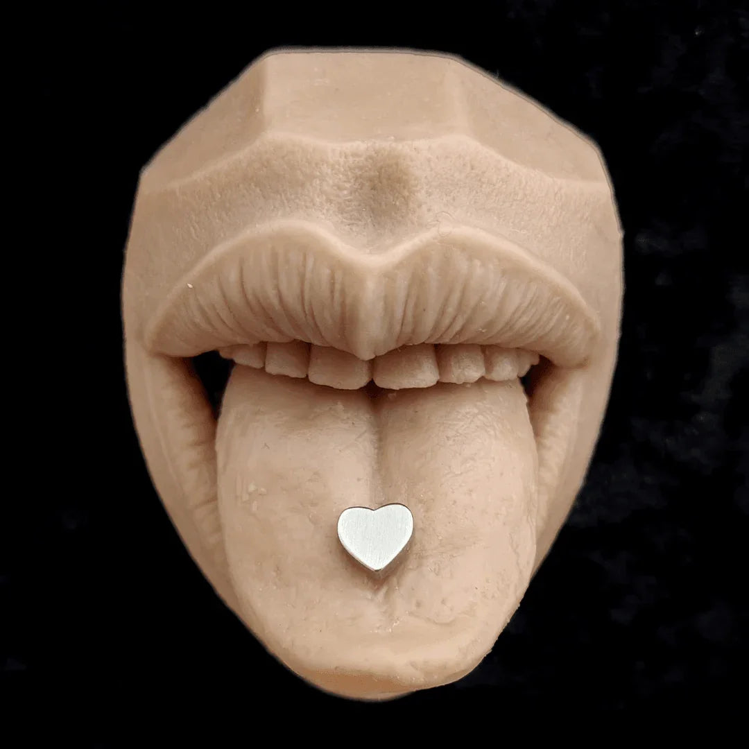 Piercing per lingua cuore - GIOYAL PIERCING STORE