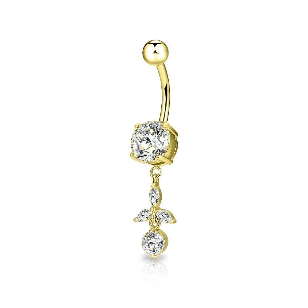 Piercing per ombelico con pendolo corto - GIOYAL PIERCING STORE