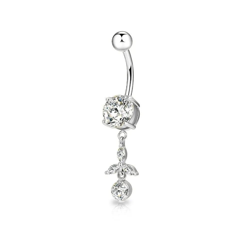 Piercing per ombelico con pendolo corto - GIOYAL PIERCING STORE
