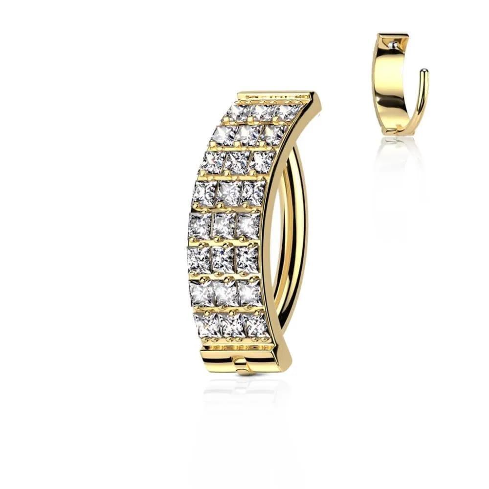 Piercing per ombelico effetto cerchio - GIOYAL PIERCING STORE