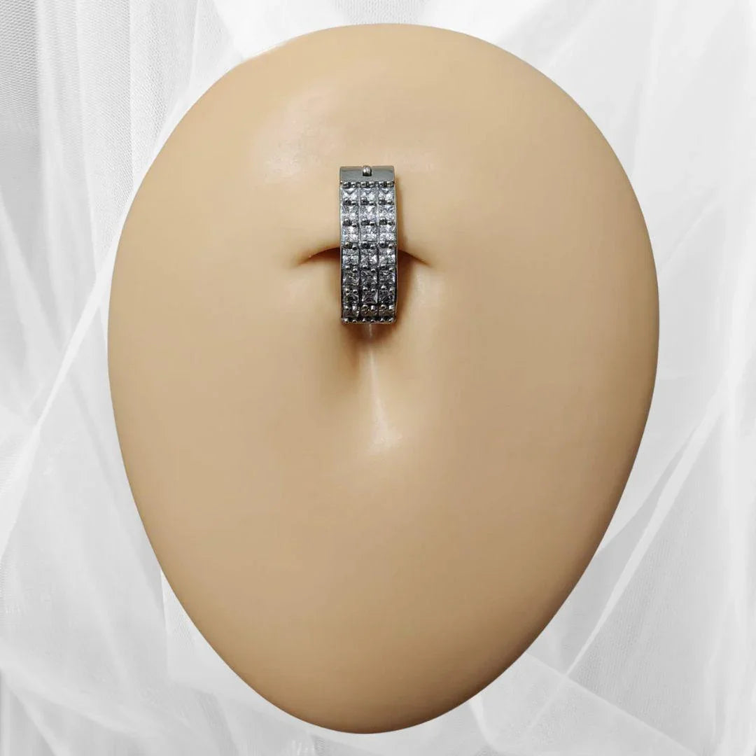 Piercing per ombelico effetto cerchio - GIOYAL PIERCING STORE
