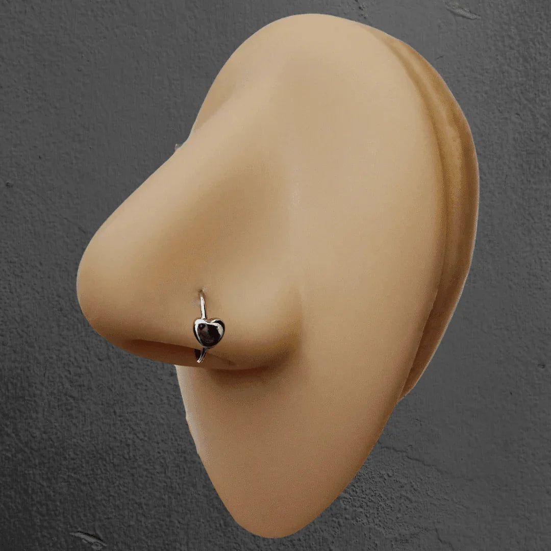 Cerchio continuous con cuore - GIOYAL PIERCING STORE