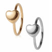Cerchio continuous con cuore - GIOYAL PIERCING STORE
