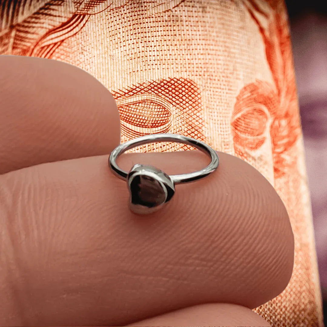 Cerchio continuous con cuore - GIOYAL PIERCING STORE