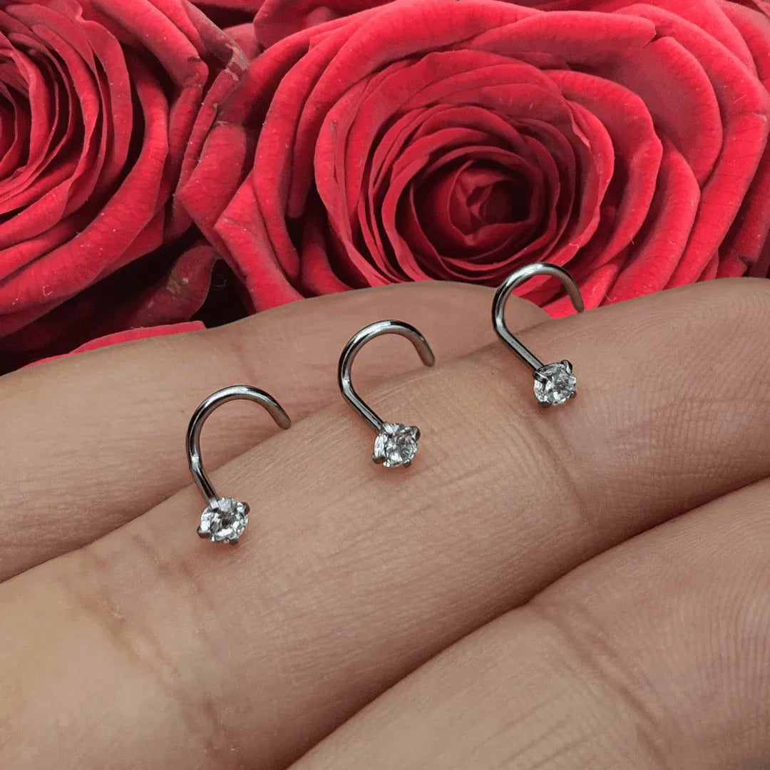Nostril con diamantino - GIOYAL PIERCING STORE