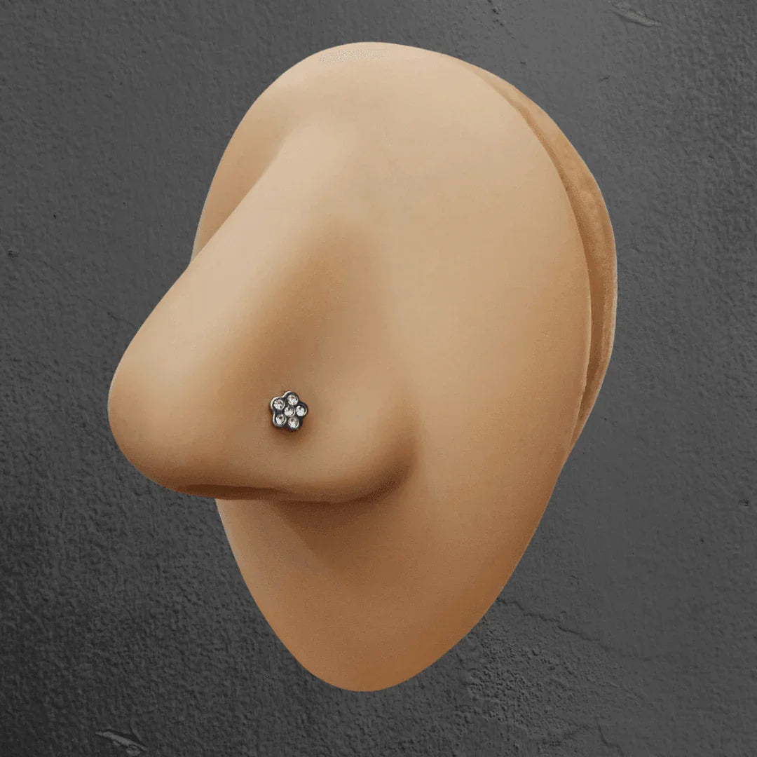 Nostril con fiore - GIOYAL PIERCING STORE