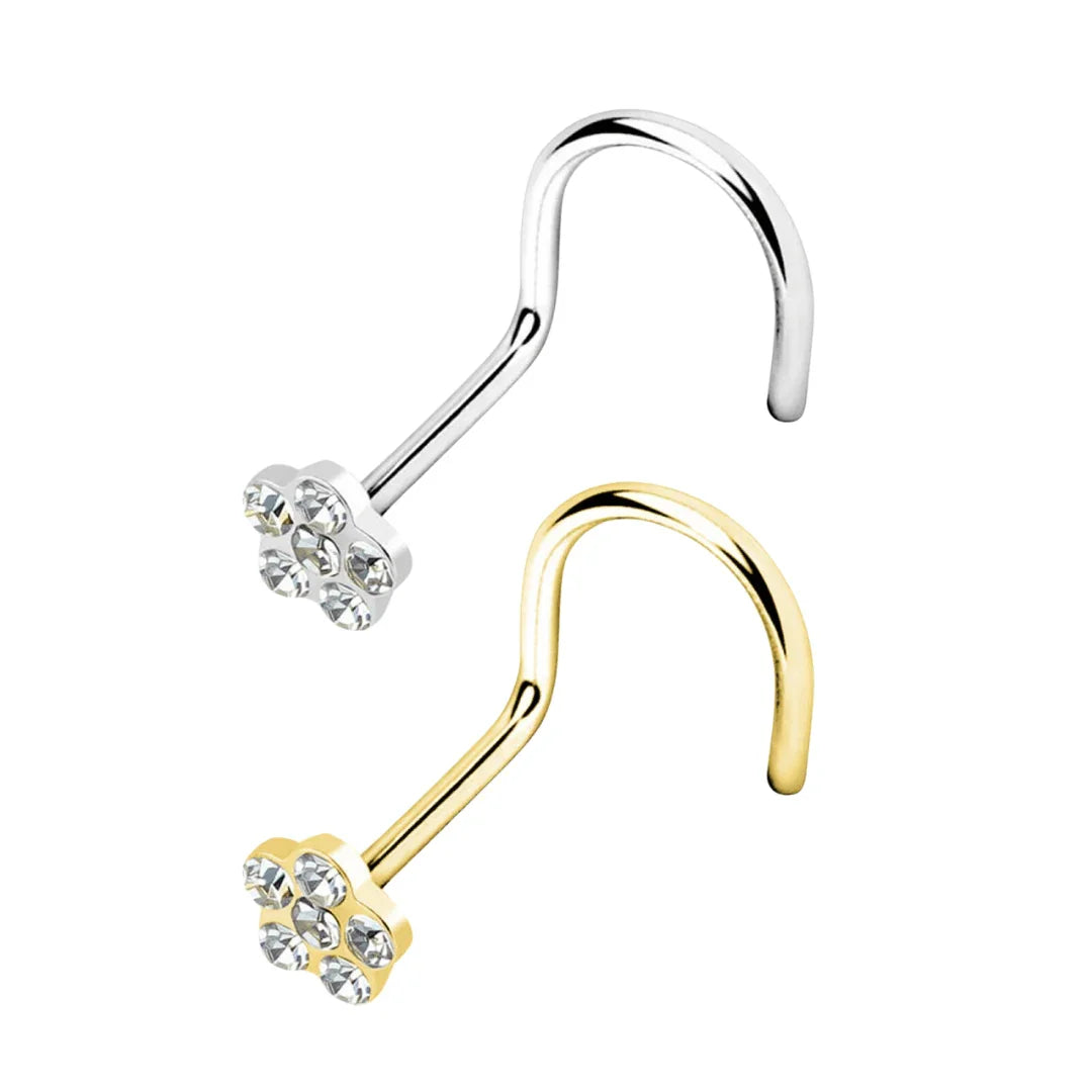 Nostril con fiore - GIOYAL PIERCING STORE