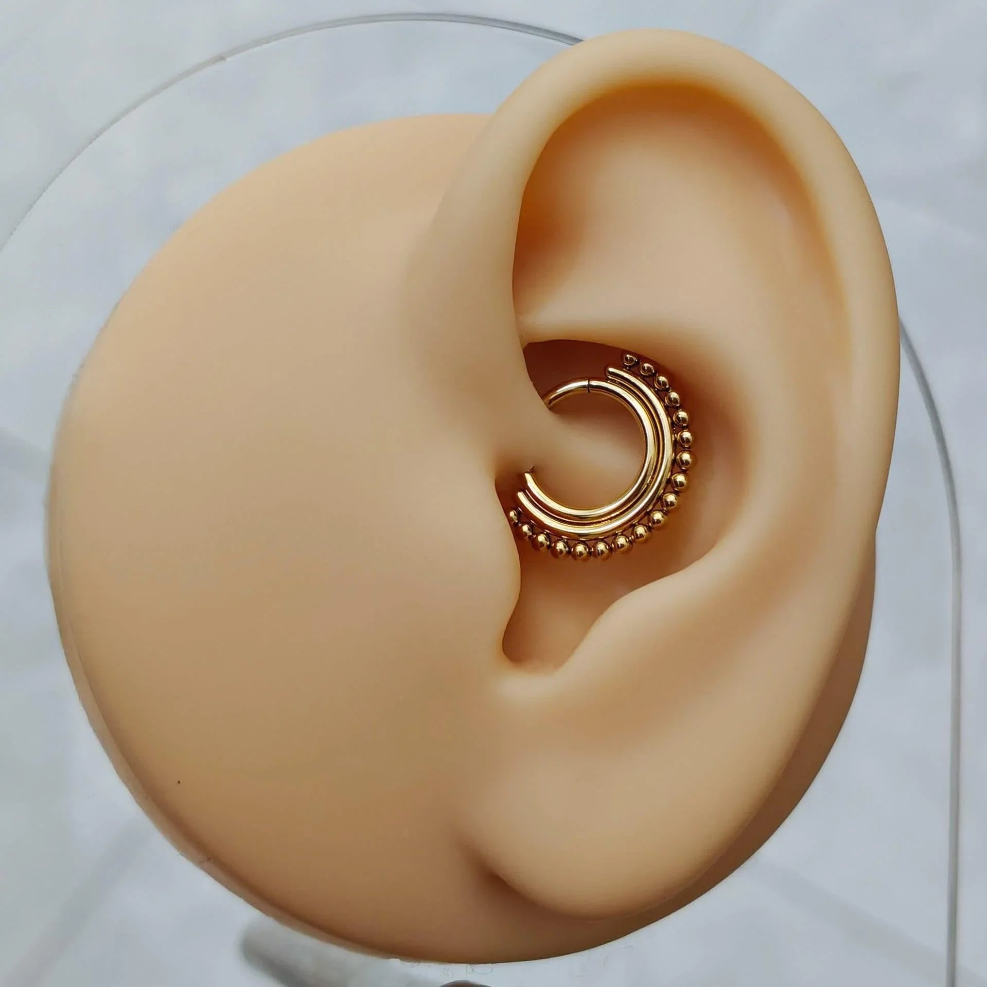 Anello a clicker con sfere - GIOYAL PIERCING STORE