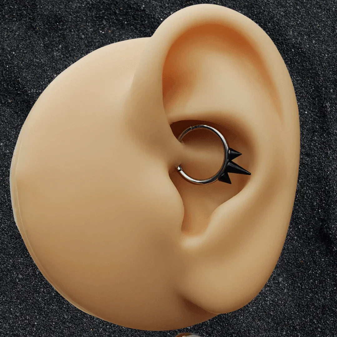 Anello a clicker con punte - GIOYAL PIERCING STORE